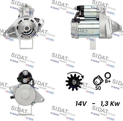 Fispa S12DE0068A2 - Motorino d'avviamento www.autoricambit.com