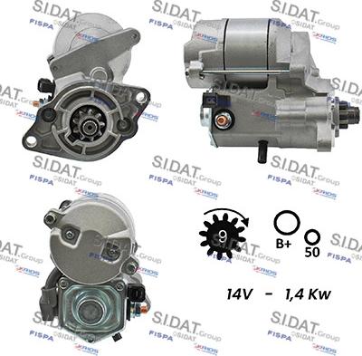 Fispa S12DE0079A2 - Motorino d'avviamento www.autoricambit.com