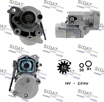 Fispa S12DE0858A2 - Motorino d'avviamento www.autoricambit.com