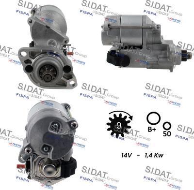 Fispa S12DE0756 - Motorino d'avviamento www.autoricambit.com