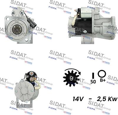 Fispa S12HT0419A2 - Motorino d'avviamento www.autoricambit.com