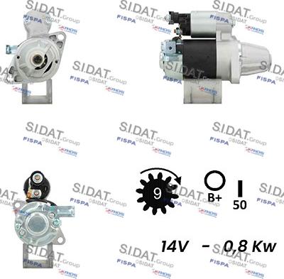 Fispa S12HT0518A2 - Motorino d'avviamento www.autoricambit.com