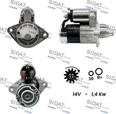 Fispa S12HT0531A2 - Motorino d'avviamento www.autoricambit.com