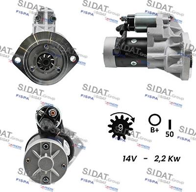 Fispa S12HT0038 - Motorino d'avviamento www.autoricambit.com