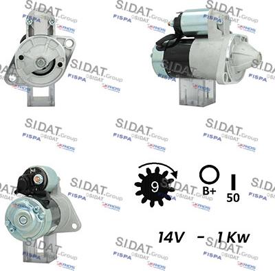 Fispa S12HT0766A2 - Motorino d'avviamento www.autoricambit.com