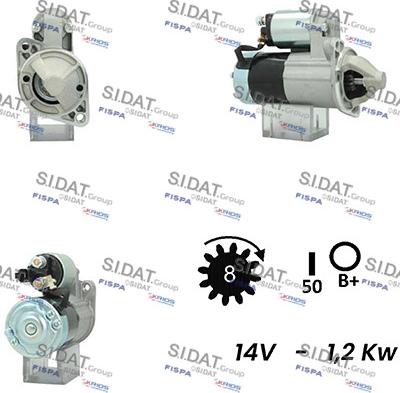 Fispa S12HY0556A2 - Motorino d'avviamento www.autoricambit.com