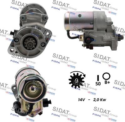 Fispa S12HY0109 - Motorino d'avviamento www.autoricambit.com