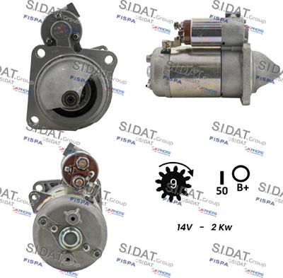 Fispa S12MA0181 - Motorino d'avviamento www.autoricambit.com