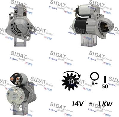 Fispa S12MH0408 - Motorino d'avviamento www.autoricambit.com