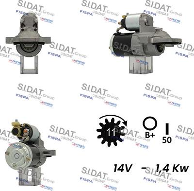 Fispa S12MH0544 - Motorino d'avviamento www.autoricambit.com