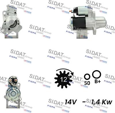 Fispa S12MH0540A2 - Motorino d'avviamento www.autoricambit.com