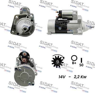 Fispa S12MH0503A2 - Motorino d'avviamento www.autoricambit.com