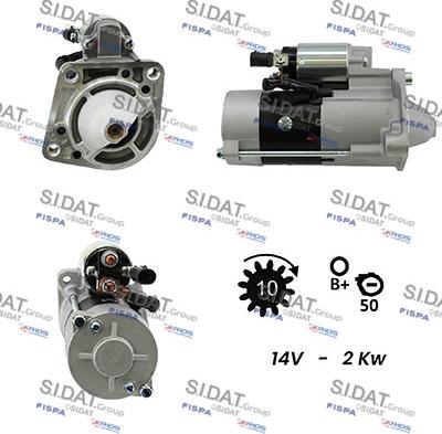 Fispa S12MH0502A2 - Motorino d'avviamento www.autoricambit.com