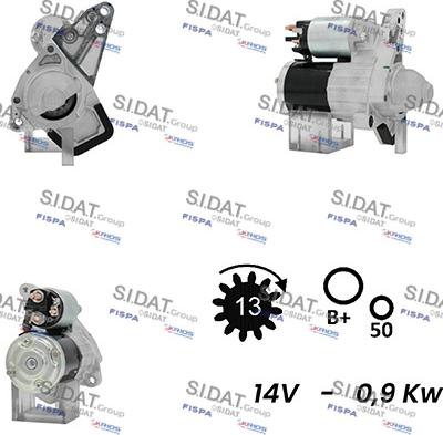 Fispa S12MH0689A2 - Motorino d'avviamento www.autoricambit.com