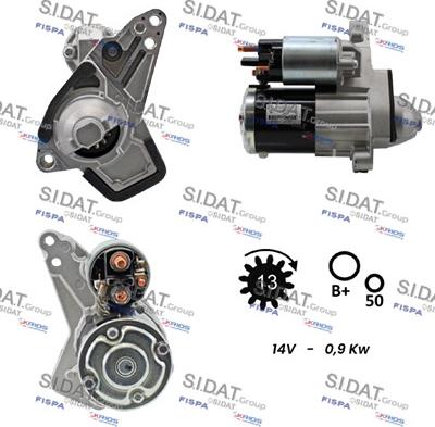 Fispa S12MH0689 - Motorino d'avviamento www.autoricambit.com