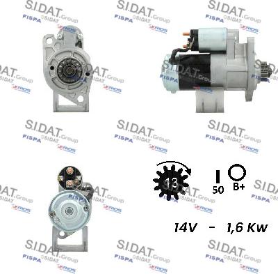 Fispa S12MH0161A2 - Motorino d'avviamento www.autoricambit.com