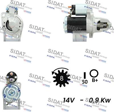 Fispa S12MH0131A2 - Motorino d'avviamento www.autoricambit.com