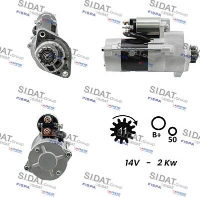 Fispa S12MH0133A2 - Motorino d'avviamento www.autoricambit.com