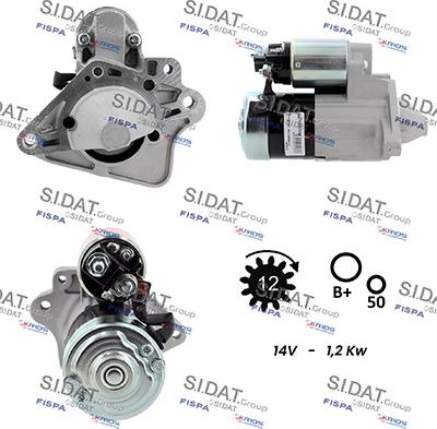 Fispa S12MH0825A2 - Motorino d'avviamento www.autoricambit.com