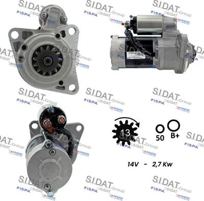 Fispa S12MH0877A2 - Motorino d'avviamento www.autoricambit.com