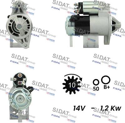 Fispa S12MH0393A2 - Motorino d'avviamento www.autoricambit.com