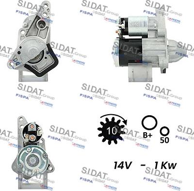 Fispa S12MH0334A2 - Motorino d'avviamento www.autoricambit.com