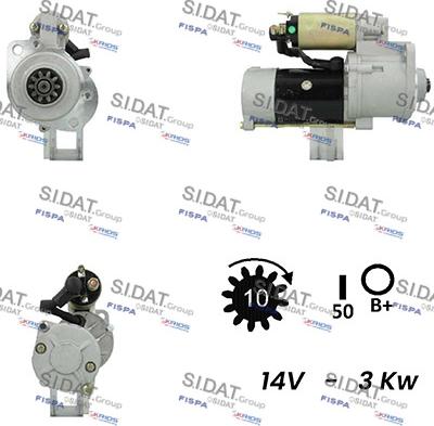 Fispa S12MH0326A2 - Motorino d'avviamento www.autoricambit.com