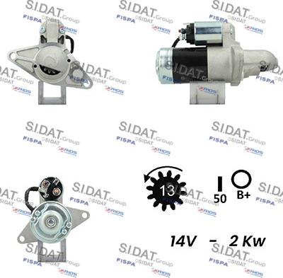 Fispa S12MH0323A2 - Motorino d'avviamento www.autoricambit.com