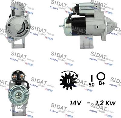 Fispa S12MH0210A2 - Motorino d'avviamento www.autoricambit.com