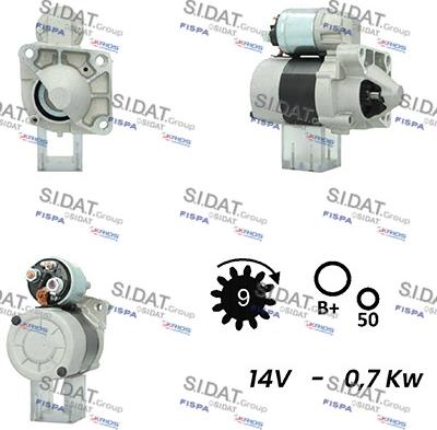 Fispa S12VA0476A2 - Motorino d'avviamento www.autoricambit.com