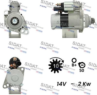 Fispa S12VA0015A2 - Motorino d'avviamento www.autoricambit.com