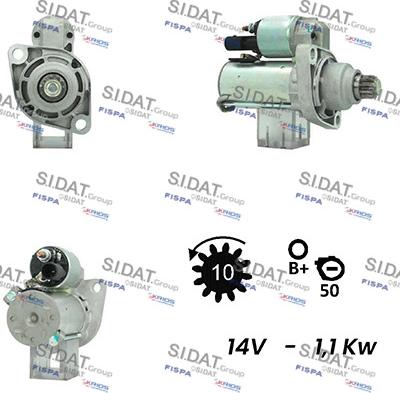 Fispa S12VA0144 - Motorino d'avviamento www.autoricambit.com