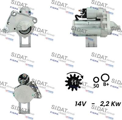 Fispa S12VA0153A2 - Motorino d'avviamento www.autoricambit.com