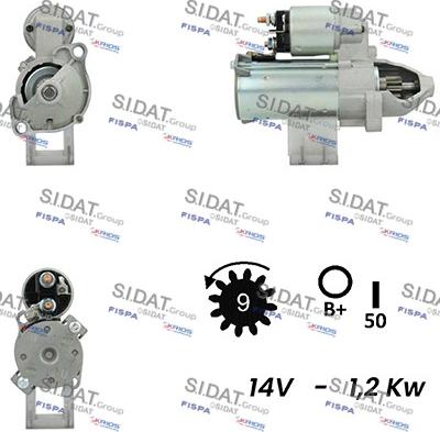 Fispa S12VA0342A2 - Motorino d'avviamento www.autoricambit.com