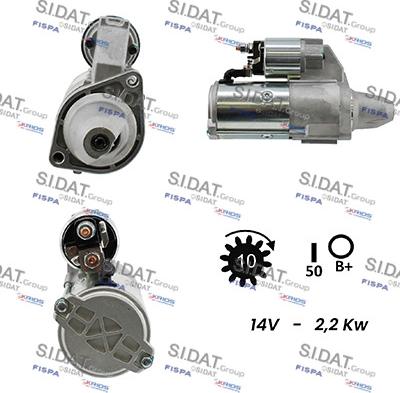 Fispa S12VA0314 - Motorino d'avviamento www.autoricambit.com