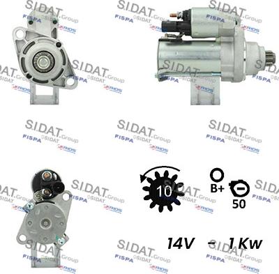 Fispa S12VA0247A2 - Motorino d'avviamento www.autoricambit.com