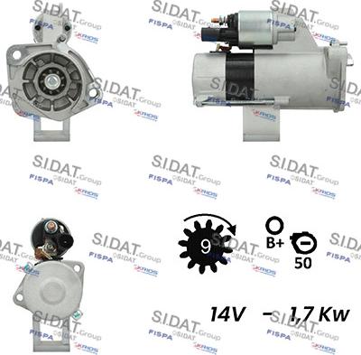 Fispa S12VA0250A2 - Motorino d'avviamento www.autoricambit.com