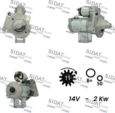 Fispa S12VA0285A2 - Motorino d'avviamento www.autoricambit.com