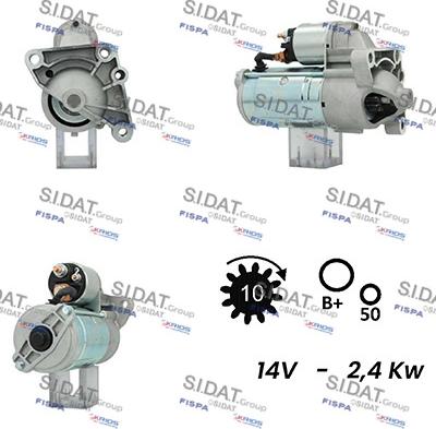 Fispa S12VA0281A2 - Motorino d'avviamento www.autoricambit.com