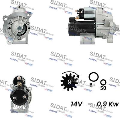 Fispa S12VA0238A2 - Motorino d'avviamento www.autoricambit.com