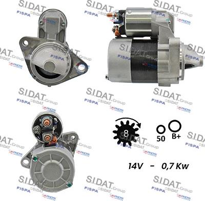 Fispa S12VA0773 - Motorino d'avviamento www.autoricambit.com