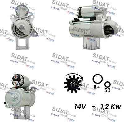 Fispa S12VS0696A2 - Motorino d'avviamento www.autoricambit.com