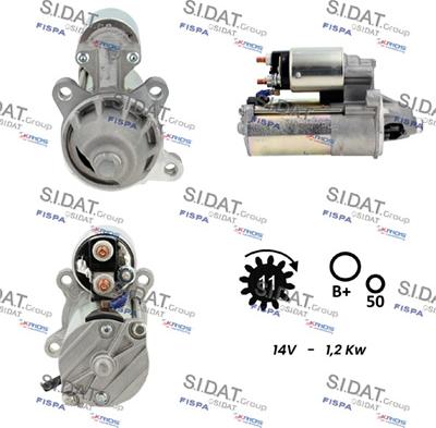 Fispa S12VS0696 - Motorino d'avviamento www.autoricambit.com