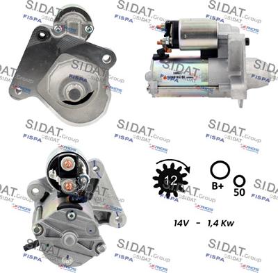 Fispa S12VS0013 - Motorino d'avviamento www.autoricambit.com