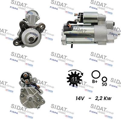 Fispa S12VS0036 - Motorino d'avviamento www.autoricambit.com