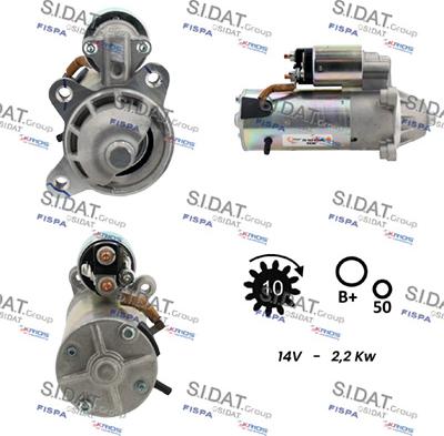 Fispa S12VS0023 - Motorino d'avviamento www.autoricambit.com