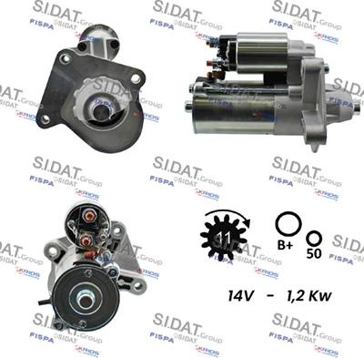 Fispa S12VS0193 - Motorino d'avviamento www.autoricambit.com