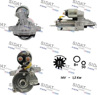 Fispa S12VS0868 - Motorino d'avviamento www.autoricambit.com