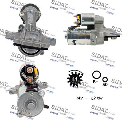 Fispa S12VS0803A2 - Motorino d'avviamento www.autoricambit.com