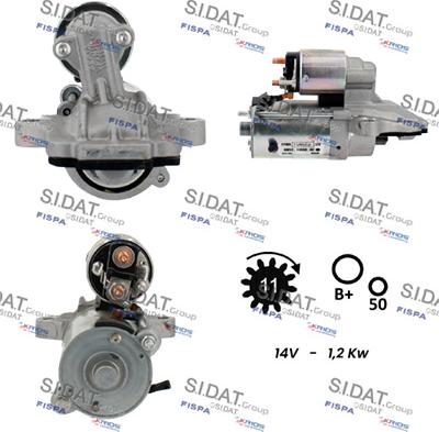 Fispa S12VS0803 - Motorino d'avviamento www.autoricambit.com